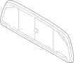 Image of Back Glass. Window, Back. image for your 2005 TOYOTA 4RUNNER