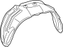 Image of Quarter Panel Splash Shield (Rear) image for your 2012 Toyota Tundra  Base Standard Cab Pickup Fleetside 