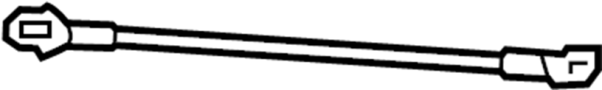 Image of Tailgate Support Cable image for your 2018 Toyota Tacoma  SR5 Crew Cab Pickup Fleetside 