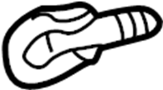 Image of Tow Hook (Front, Rear) image for your 2019 Toyota Avalon   