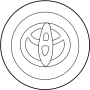 Image of Wheel Cap image for your 2022 Toyota Camry   