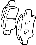 View Disc Brake Pad Set (Front) Full-Sized Product Image 1 of 3