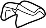 View Seat Track Cover (Front, Rear, Lower) Full-Sized Product Image
