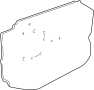 Image of Door Water Deflector (Front) image for your 2023 Toyota RAV4 PRIME   