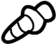 Image of Door Interior Trim Panel Retainer (Lower) image for your 2005 TOYOTA SEQUOIA LIMITED