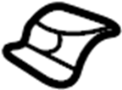 Image of Fender Gusset (Front, Upper, Lower) image for your 2024 Toyota Highlander   