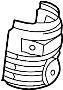 View Shield. Heat. Manifold. (Front, Lower) Full-Sized Product Image