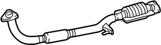 Image of Catalytic Converter (Front) image for your 2021 TOYOTA COROLLA SE Apex Sedan