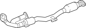 Image of Catalytic Converter (Front) image for your 2016 Toyota Sienna   