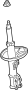 Image of Suspension Strut image for your 2009 TOYOTA CAMRY XLE