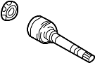 Image of CV Joint Kit (Front) image for your 2014 TOYOTA SIENNA