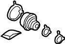 View CV Joint Boot Kit (Front) Full-Sized Product Image