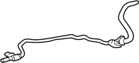 Image of Power Steering Return Hose (Lower) image for your 2025 TOYOTA CAMRY