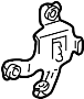 View Power Steering Pump Reservoir Bracket (Rear) Full-Sized Product Image