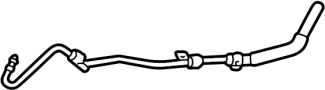 View Power Steering Return Hose (Lower) Full-Sized Product Image