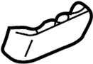 Image of Console Trim Panel (Rear, Lower) image for your 2004 Toyota Highlander   