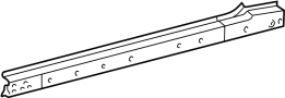 Image of Rocker Panel Reinforcement (Rear) image for your 2018 Toyota Sienna   