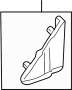 Image of Door Mirror Trim Ring (Front, Upper, Lower) image for your 2016 Toyota Tacoma   