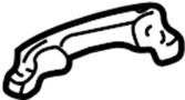 Image of Door. Handle. Inside. (Front). Handle to open a Door. image for your 2020 Toyota Tacoma 3.5L V6 M/T 4WD TRD Off-Road Extended Cab Pickup Fleetside 