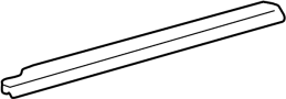 View Weatherstrip. Belt. (Rear) Full-Sized Product Image 1 of 2