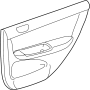 Image of Door Interior Trim Panel (Rear) image for your 2015 Toyota Yaris   