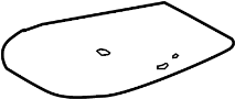 Image of Cover. (Rear, Upper, Lower). Spare Tire Cover. Trunk. image for your 2008 Toyota Avalon   