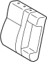 Image of Seat Back Cushion Cover (Rear) image for your 2014 Toyota FJ Cruiser   