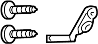Image of Headlight Bracket (Left, Lower) image for your 2007 TOYOTA RAV 4 SPORT