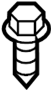 View Screw. Bolt. Cover. Bumper. (Upper, Lower) Full-Sized Product Image