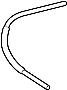 Image of Engine Coolant Reservoir Hose image for your 2008 Toyota Highlander  Hybrid Limited Sport Utility 