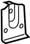 View Engine Coolant Reservoir Bracket (Rear) Full-Sized Product Image