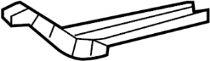 View Rail. REINFORCED. Plate. Reinforcement. (Front, Rear, Upper, Lower) Full-Sized Product Image