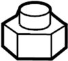 View Nut. Cover. Molding. Cap. (Rear) Full-Sized Product Image
