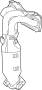 View Catalytic Converter with Integrated Exhaust Manifold Full-Sized Product Image 1 of 2
