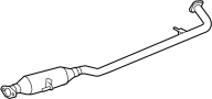 Image of Pipe. Intermediate. Exhaust. Exc.Japan Built. Exhaust. image for your 2016 Toyota Tacoma 2.7L M/T RWD SR Extended Cab Pickup Fleetside 