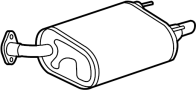 View Exhaust Muffler (Rear) Full-Sized Product Image