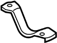 View Pipe. Bracket. Support. Exhaust. (Front, Lower) Full-Sized Product Image