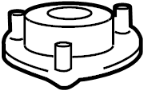 Image of Suspension Strut Mount (Front, Upper) image for your 2002 TOYOTA CAMRY LE 2400CC 16-VALVE DOHC EFI, MANUAL , 5-SPEED