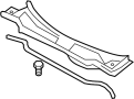 Image of Cowl Cover image for your 2012 Toyota Prius   