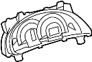 Image of Instrument Cluster image for your 2013 Toyota Tacoma   