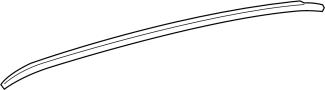 Image of Roof Drip Molding image for your 2021 Toyota Tacoma   