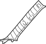 Image of Body A-Pillar Trim Panel (Front) image for your 2009 Toyota Camry 3.5L V6 A/T LE SEDAN 