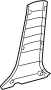 Image of Door Pillar Post Trim Set (Lower) image for your 2009 Toyota Camry   