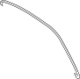 Image of Back Glass Reveal Molding (Lower) image for your 2010 Toyota Yaris   