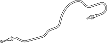 Image of Fuel Filler Door Release Cable image for your 2012 Toyota Yaris   