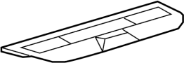 Image of Package Tray Trim image for your 2014 TOYOTA TACOMA
