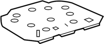 Image of Spare Tire Compartment Cover image for your 2013 Toyota Prius Plug-In   