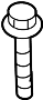 View Screw. Bolt. Cover. Bumper. (Upper, Lower) Full-Sized Product Image