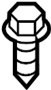 View Screw. Bolt. Cover. Bumper. (Upper, Lower) Full-Sized Product Image