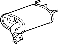 View Exhaust Muffler (Rear) Full-Sized Product Image 1 of 3